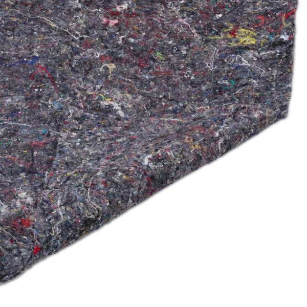 Umzugsdecken 150 x 200 cm im 4er Set Grau - Kunststoff - Textil - 200 x 1 x 150 cm