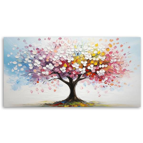 Canvas schilderij Bomen 120 x 60 cm
