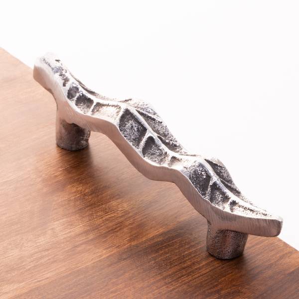 Planche avec couteau (2pcs) Marron - En partie en bois massif - 33 x 5 x 33 cm