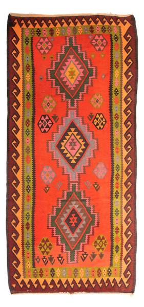 Orientteppich Oriental Wolle - 155 x 1 x 330 cm