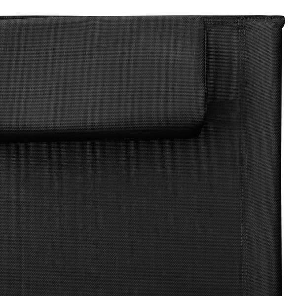 Chaise longue 3008892-1 Noir