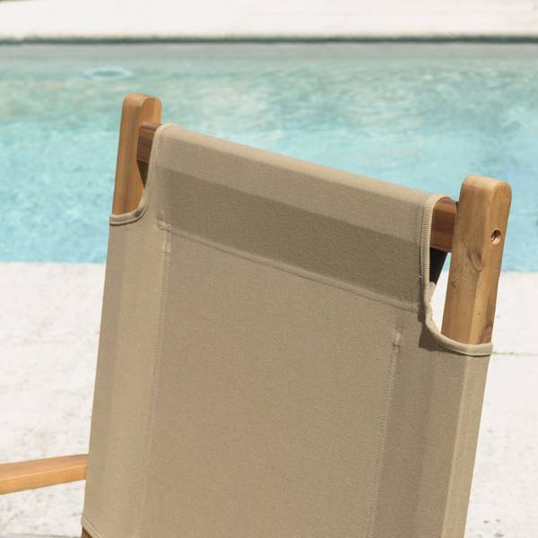 Salon de jardin en acacia 2 personnes Marron - Bois massif - 89 x 93 x 76 cm