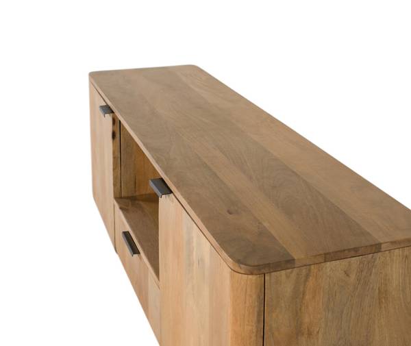 TV-Schrank 1937 Braun - Massivholz - 160 x 56 x 40 cm