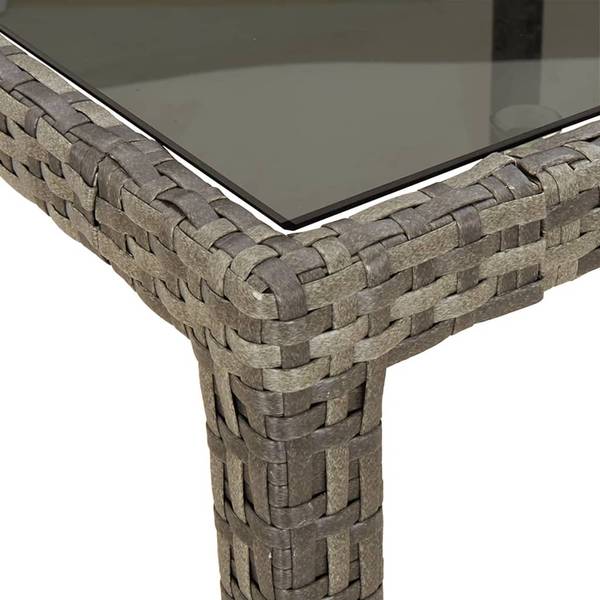 Garten Essgruppe 3037832-2 (9-teilig) Grau - Stahl - 250 x 75 x 100 cm