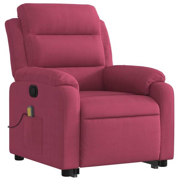 Massagesessel mit Aufstehhilfe 3032395-2 Rot - Rotbraun