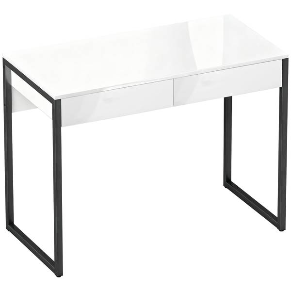 Schreibtisch 836-633V00BK Schwarz - Weiß