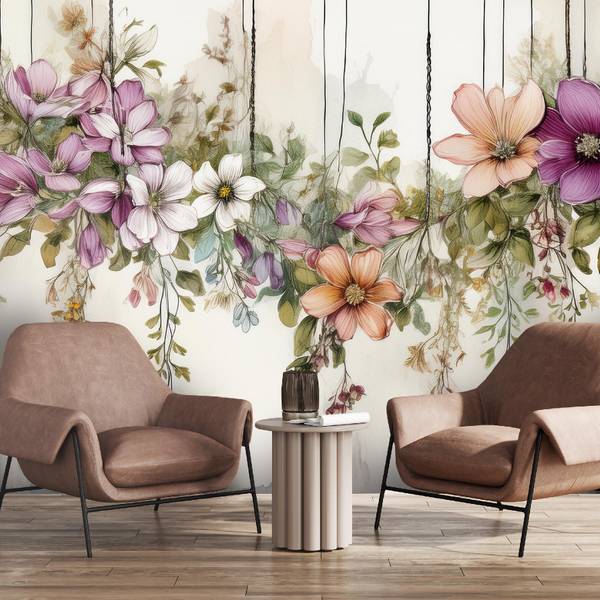 Fototapete Blumen Botanik Pflanzen 400 x 280 cm