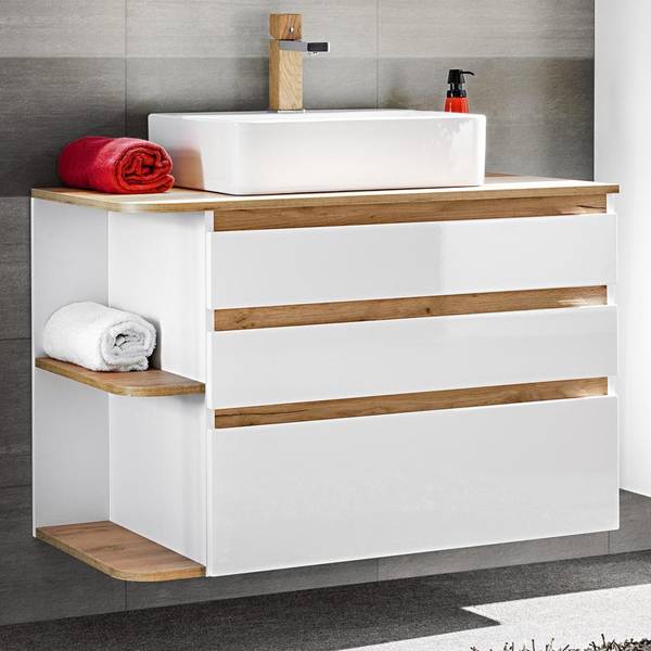 Waschtisch CAMPOS-56-14 Weiß - Holzwerkstoff - 94 x 78 x 50 cm