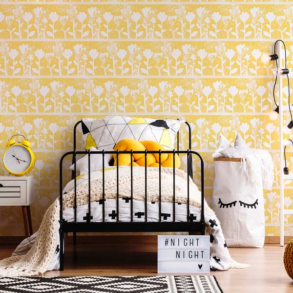 Panorama-Tapete Tulipano Gelb