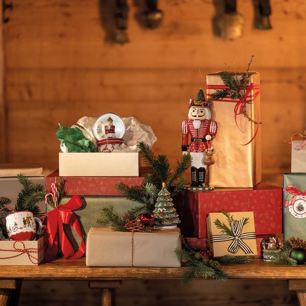 Nussknacker Christmas Toys Memory Porzellan - 13 x 37 x 14 cm
