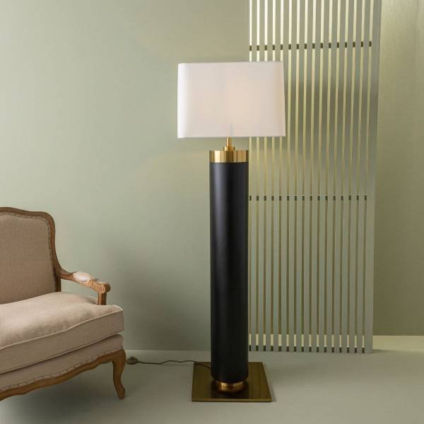Stehlampe VENDOME Schwarz - Metall - 50 x 165 x 50 cm