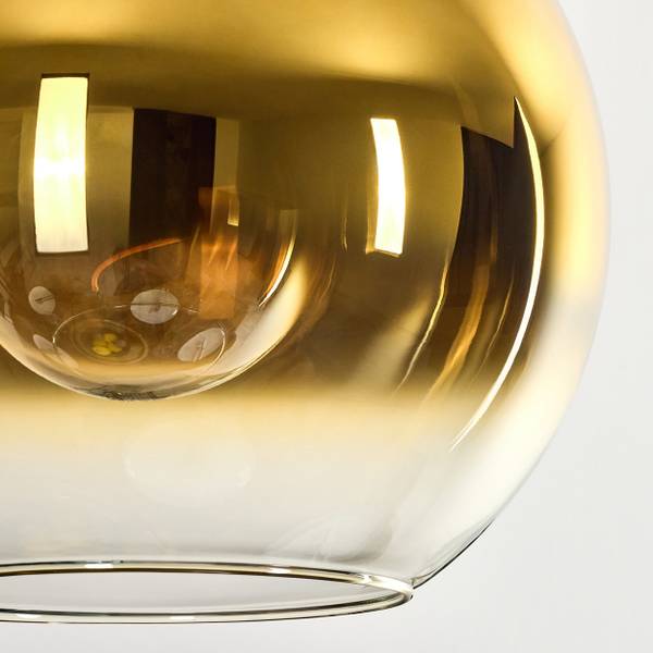 Deckenleuchte Cesaro Gold - Metall - 34 x 38 x 50 cm