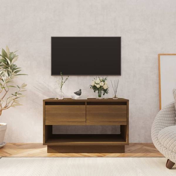 TV-Schrank D382 Eiche Schwarzbraun Dekor