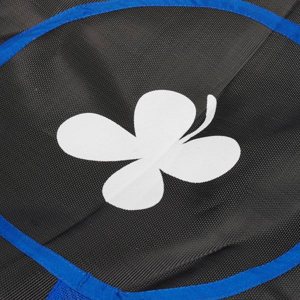 Balançoire nid-d’oiseau Noir - Bleu - Acier - 90 x 160 x 90 cm