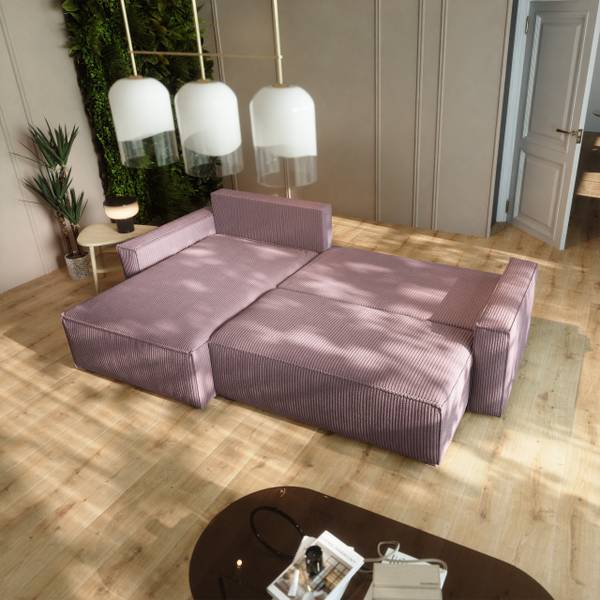 Ecksofa BESMIR Flieder