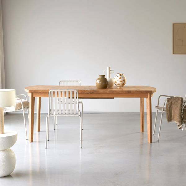 Tisch Maia Beige - Eiche - 270 x 75 x 95 cm