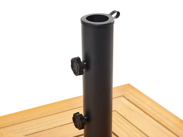 Accessoires de parasol CECCANO Noir - Marron - Gris - Bambou - 45 x 33 x 45 cm