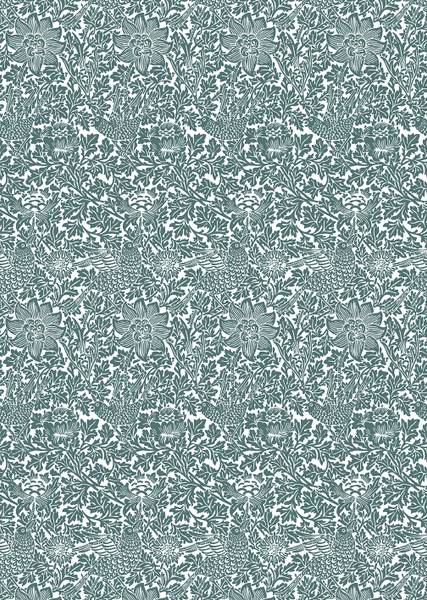 Panorama-Tapete Floresco Grün