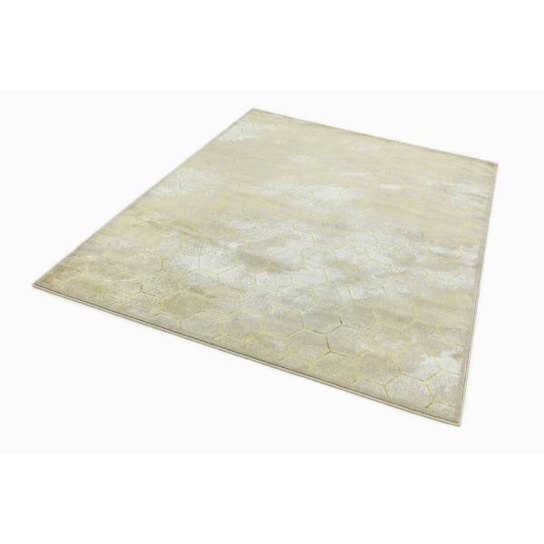 Tapis de salon tissé plat CYPHER RUCHE 80 x 150 cm