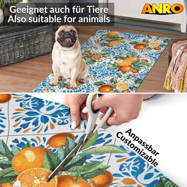 Küchenläufer GreenLine Orange Tiefe: 1000 cm