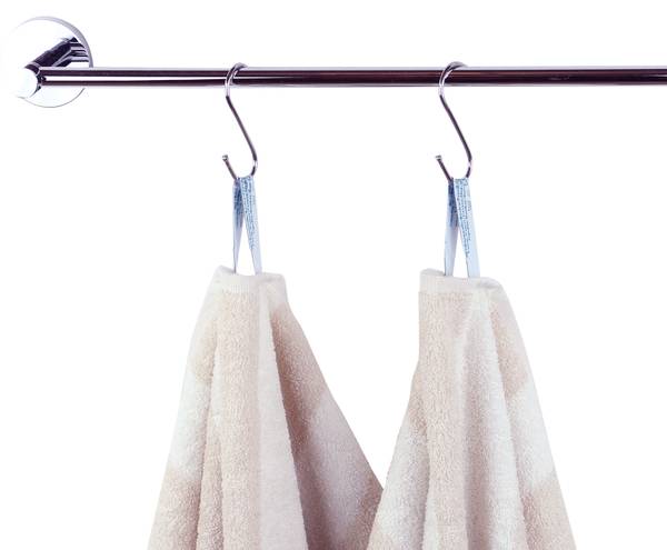 Duschtücher 00000294 2er-Set Beige - Textil - 75 x 1 x 140 cm