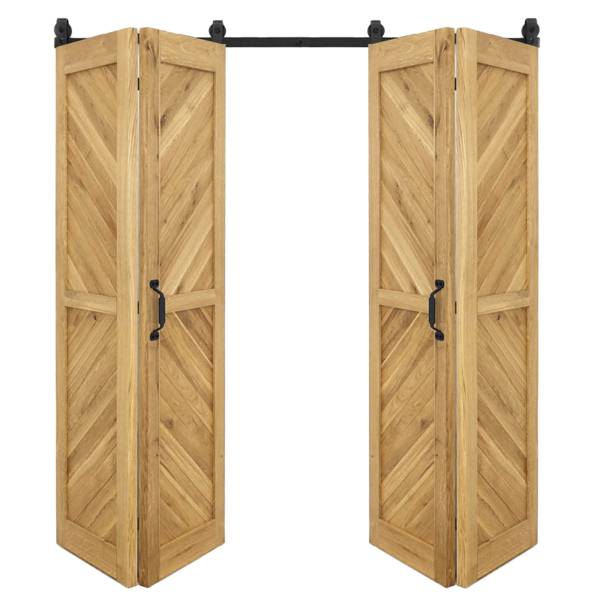 Doppel-Falttür SZEWRON Honig