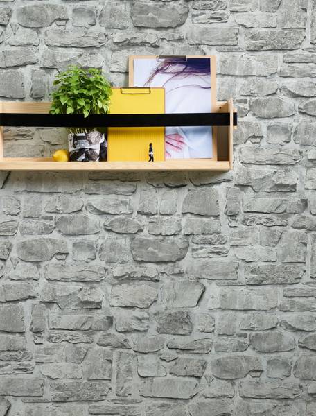 Vliestapete 363701-GU Grau - Kunststoff - 53 x 1 x 1005 cm