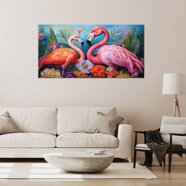 Wandbild Vögel 120 x 60 cm