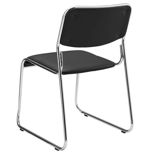 Lot de 4 Chaises de Bureau Noir