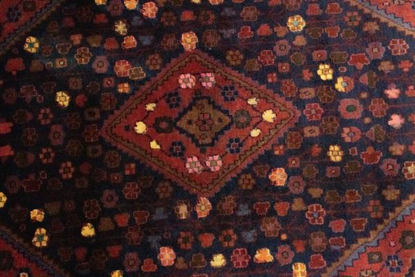 Orientteppich Nomadic Blau - Wolle - 125 x 1 x 174 cm