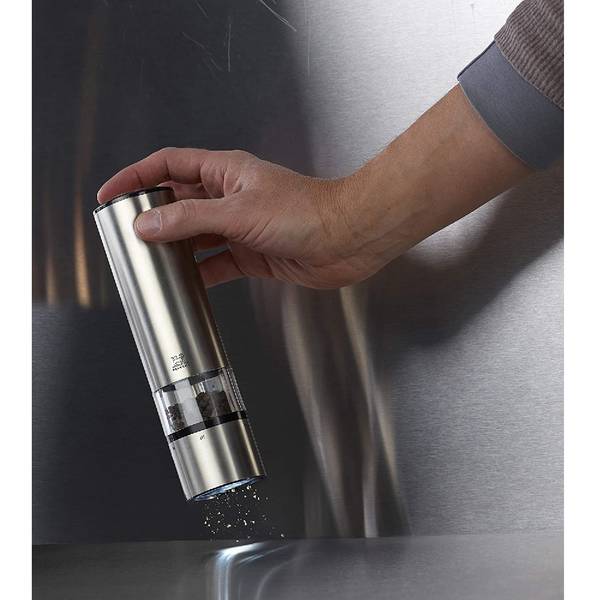 SALZMÜHLE Elektrisch Elis Sense 20cm Grau - Metall - 28 x 20 x 20 cm