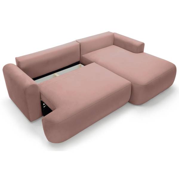 Ecksofa OVO Hellrosa