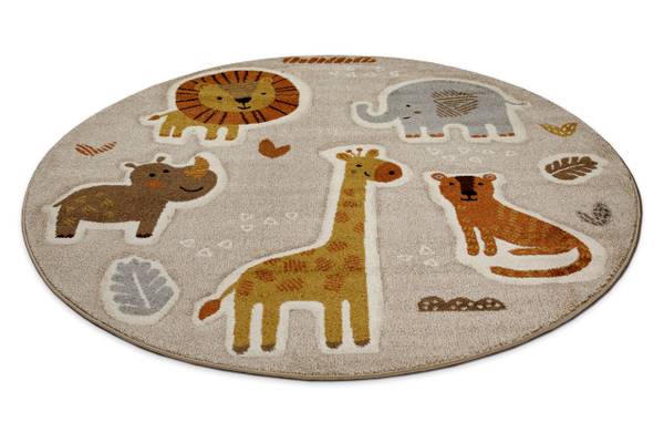 Kinderteppich Nala & Friends 120 x 120 cm