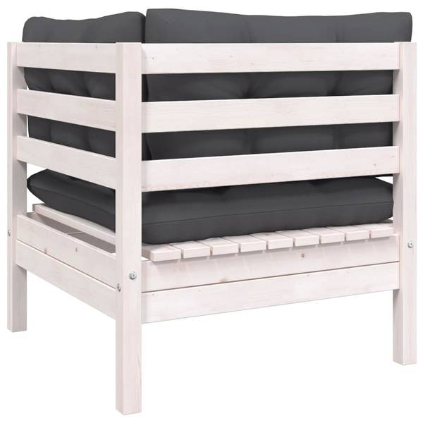 Gartensofa 3012138-10 (2-teilig) Weiß
