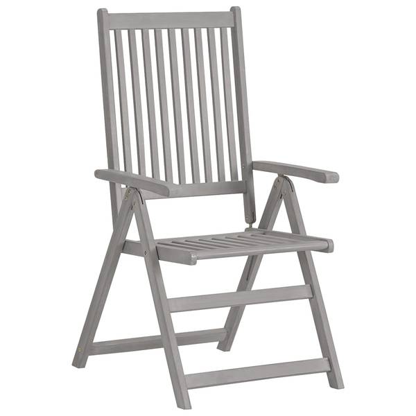Garten Essgruppe 3011516 (7-teilig) Grau - Akazie - 57 x 111 x 69 cm