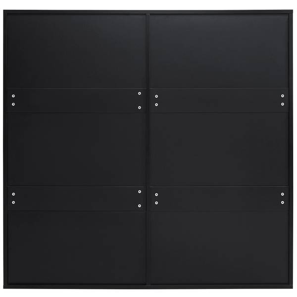 Schuhkipper SHEFLine Ⅲ Schwarz - Holzwerkstoff - 118 x 115 x 25 cm