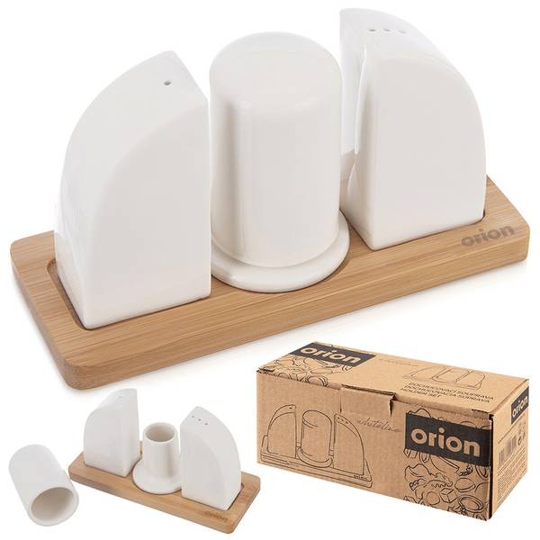Salz- und Pfefferstreuer 4-tlg.Set152377 Weiß - Porzellan - 7 x 9 x 16 cm
