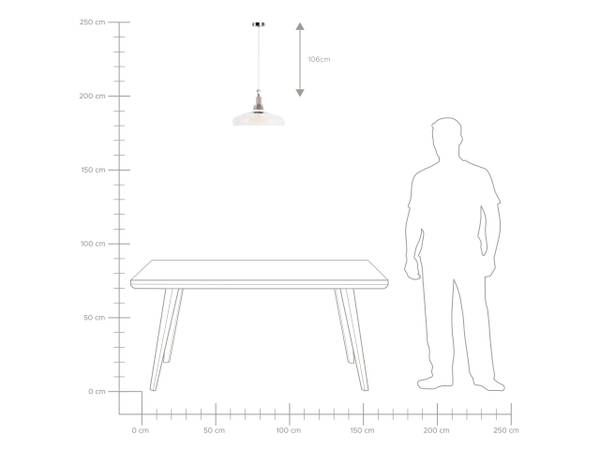 Pendelleuchten ALIKOS Braun - Glas - 38 x 129 x 38 cm