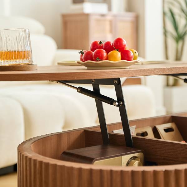 Couchtisch LOTTA Braun - Massivholz - 100 x 41 x 48 cm