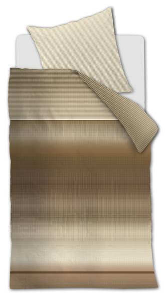 Bettwäsche Jenn 2-teilig Beige - 135 x 200 cm