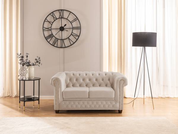 2-Sitzer Schlafsofa Cleo Blink Beige