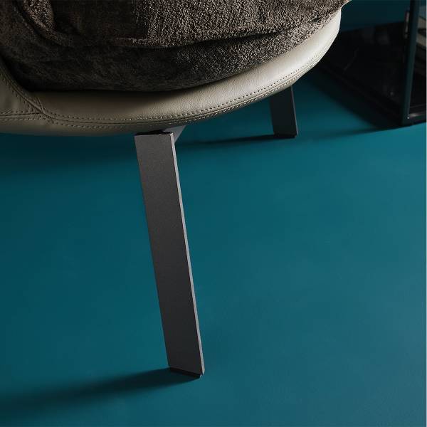 Sessel BOB Braun - Webstoff - 83 x 63 x 83 cm