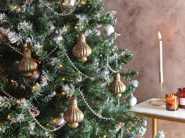 Weihnachtsbaumkugeln BRILLANT Gold - Grün