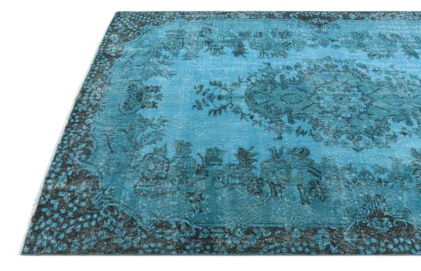 Teppich Ultra Vintage DCCCXLV Blau - Wolle - 175 x 1 x 282 cm