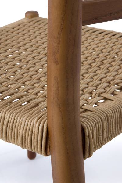 Stoelen 11593 set van 4 bruin - massief hout - 51 x 83 x 44 cm