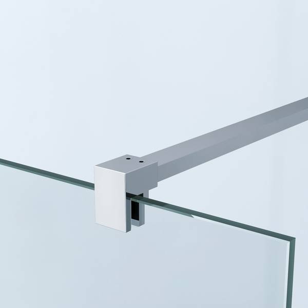 Duschabtrennung mit Stabilisator D008 Breite: 69 cm