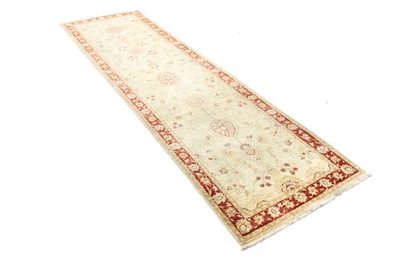 Orientteppich Läufer Oriental Beige - Wolle - 82 x 1 x 295 cm
