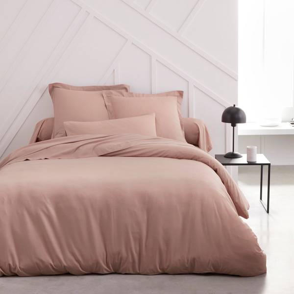 Uni-Spannbettlaken ESSENTIAL Pink - 90 x 23 x 200 cm