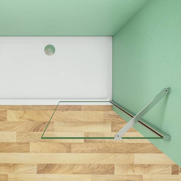 NANO Duschabtrennung Duschwand Sicherheitsglas - 50 x 200 x 1 cm