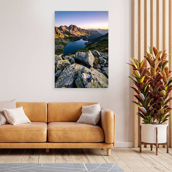Wandbild Berge 60 x 90 cm